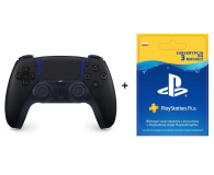 SONY DualSense kontroler czarny + Playstation Plus 90 dni - 699526 - zdjęcie 1